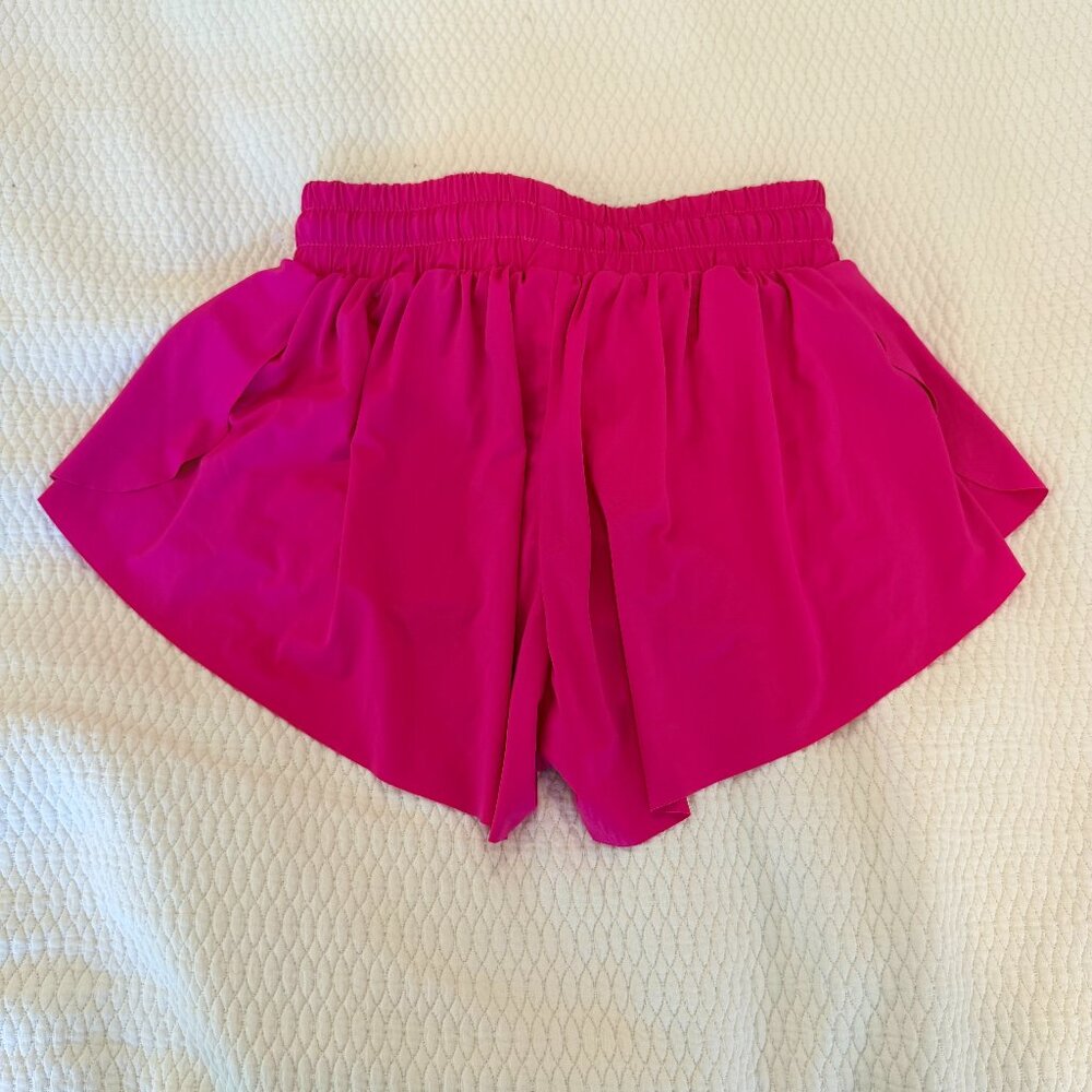 Suzette Collection Hot Pink Flowy Shorts Size L 12/14